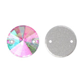 クリスタルファントムリボリ形状高品質のガラス縫製ラインストーン